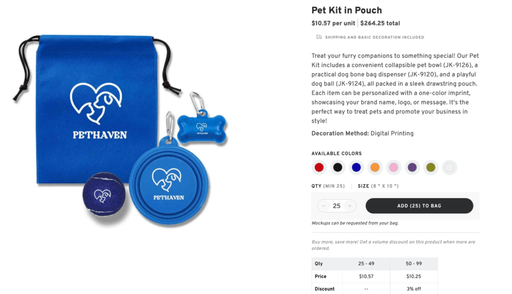 Pet Accessory Bag