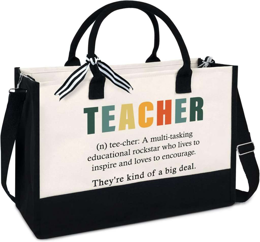 teacher appreciation tote bag