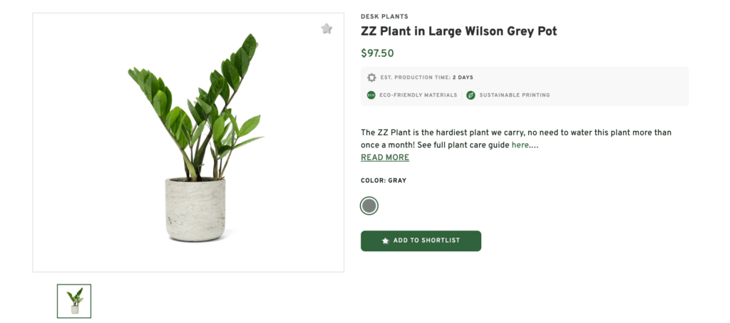 Custom Desk Plants