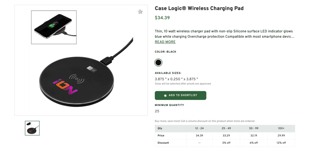 Logoed Wireless Charging Pads