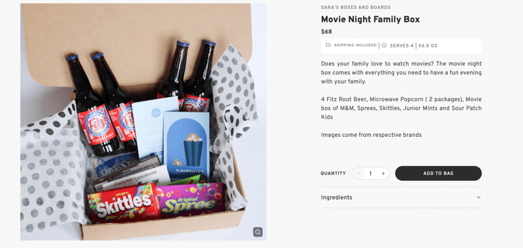 Movie Night Family Box