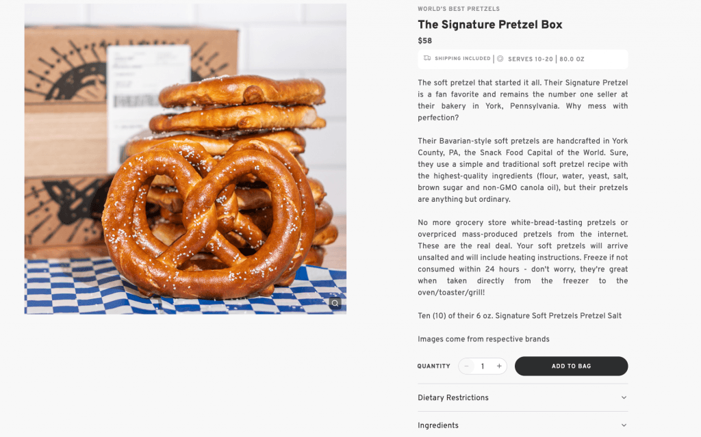 The Signature Pretzel Box