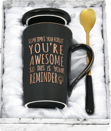 employee appreciation quote on mug