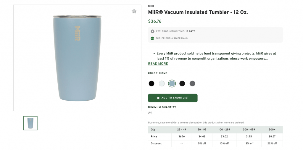 Vacuum Insulated Tumbler