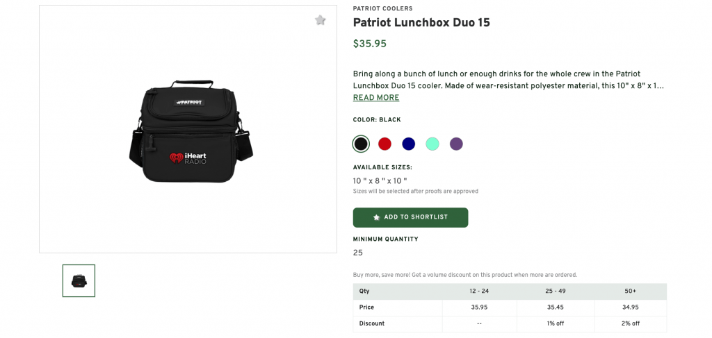 Patriot Lunchbox 