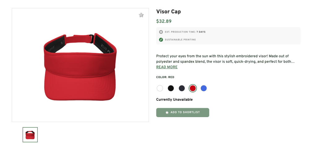 Visor Cap