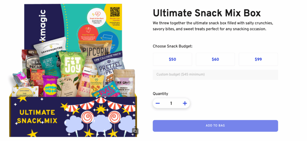 Personalized Thank You Food Gift Basket
