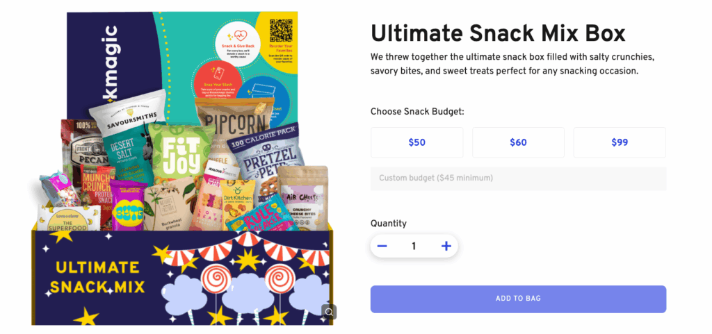 Thank You Snacks Gift Basket 