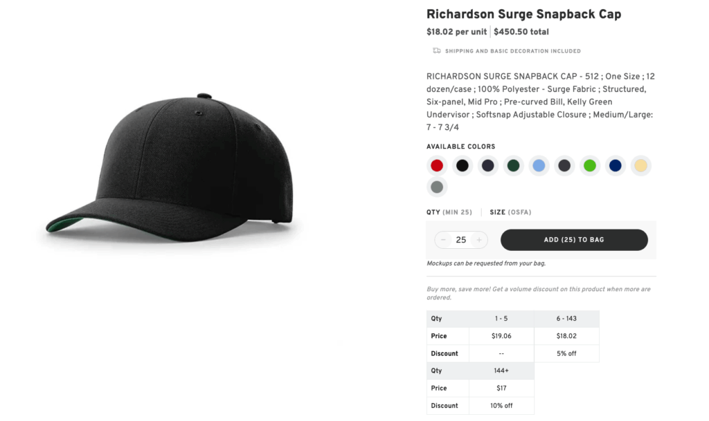 Snapback Cap