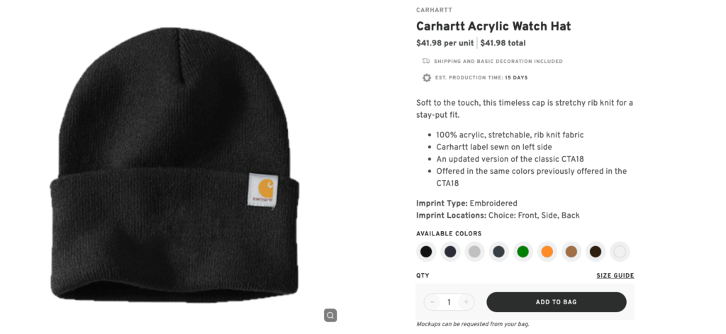 Carhartt Acrylic Watch Hat