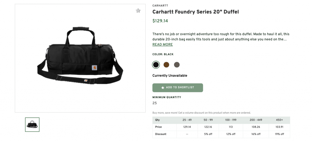 Carhartt Foundry Series 20" Duffel