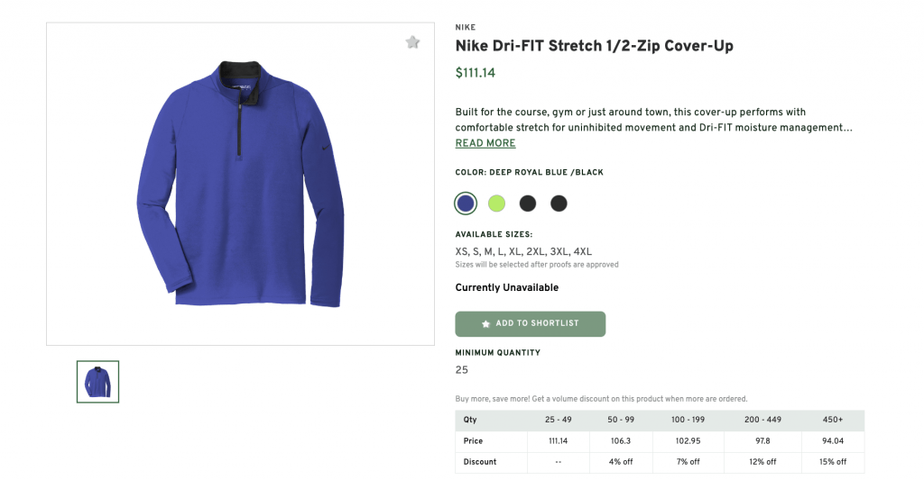 Nike Dri-FIT Stretch 1/2-Zip Cover-Up
