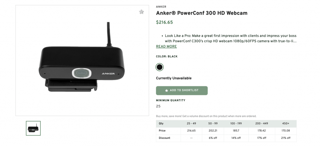 PowerConf 300 HD Webcam