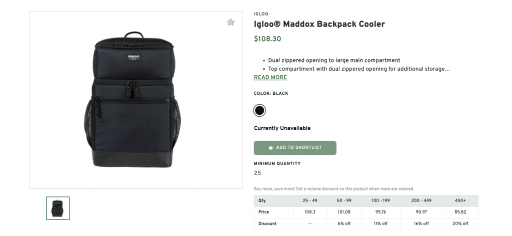 Igloo Maddox Backpack Cooler
