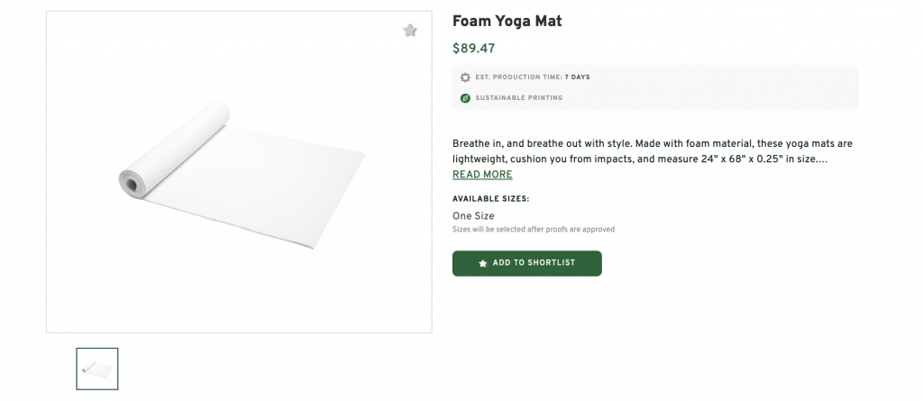 Foam Yoga Mat
