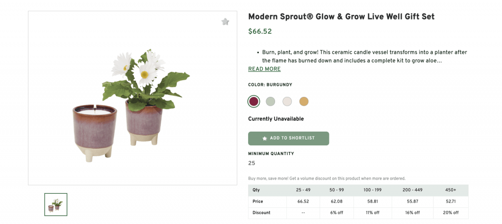 Modern Sprout Glow & Grow Live Well Gift Set
