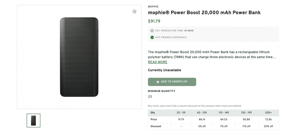 mophie Power Boost 20,000 mAh Power Bank
