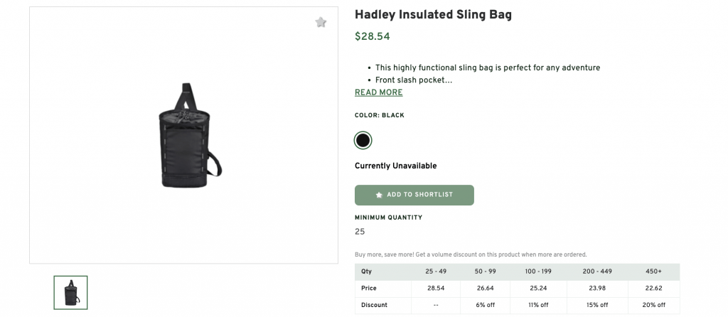 Hadley Insulated Sling Bag