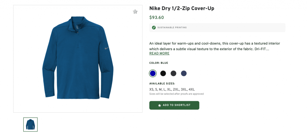 Nike Dry 1/2-Zip Cover-Up