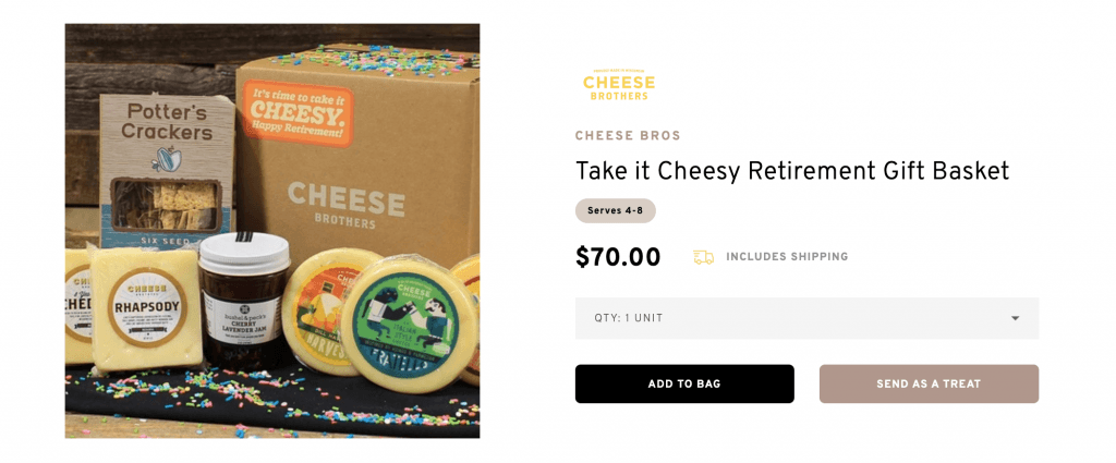 Cheesy Gift Basket