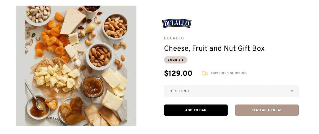 Cheese, Fruit and Nut Gift Box