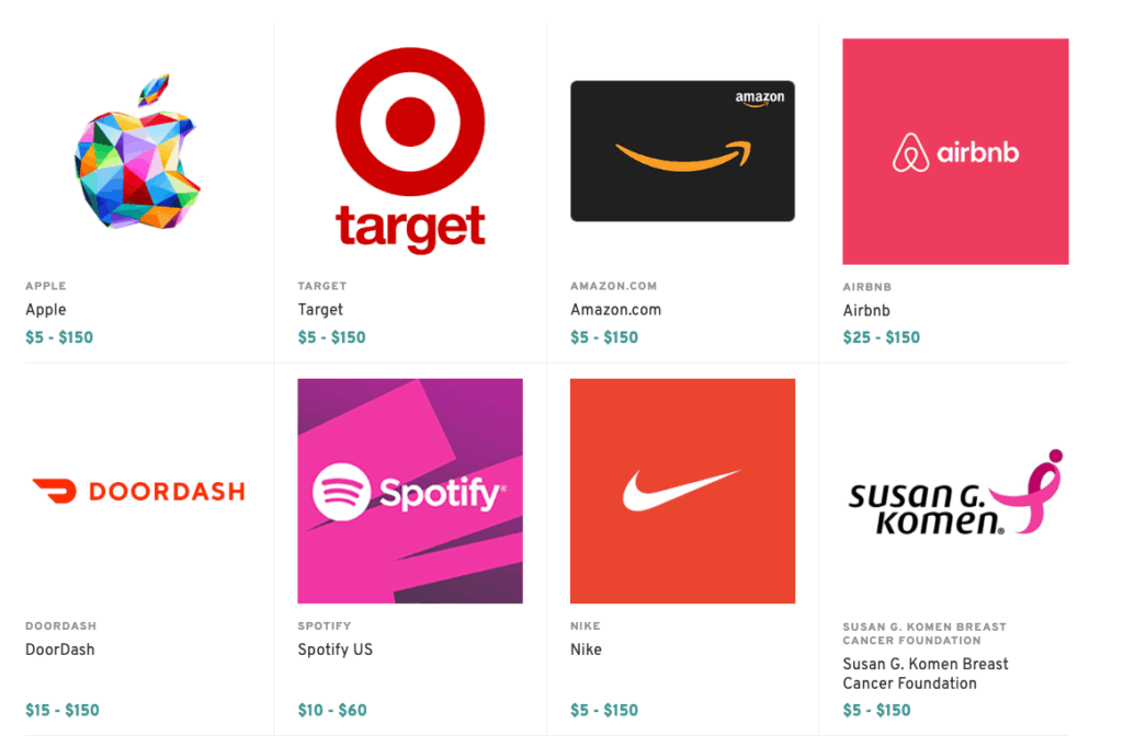Digital Gift Cards