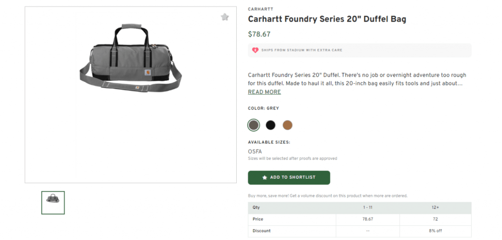 Carhartt Foundry Series Duffel Bag