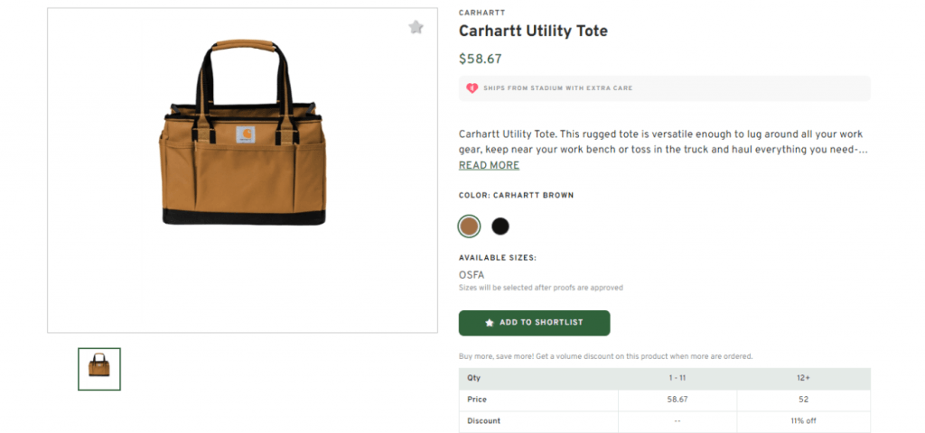 Carhartt Utility Tote Bag