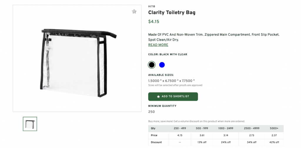 Clarity Toiletry Bag