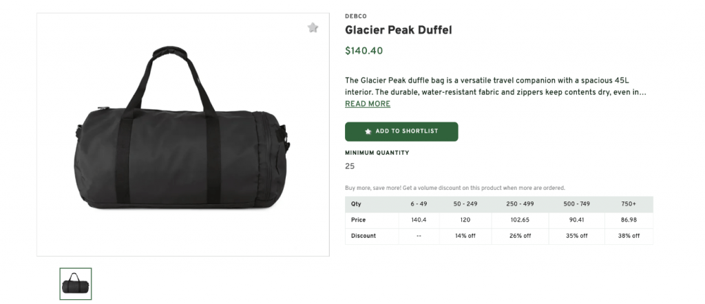 Glacier Peak Duffel