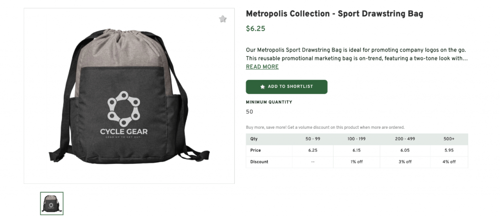 Metropolis Sport Drawstring Bag