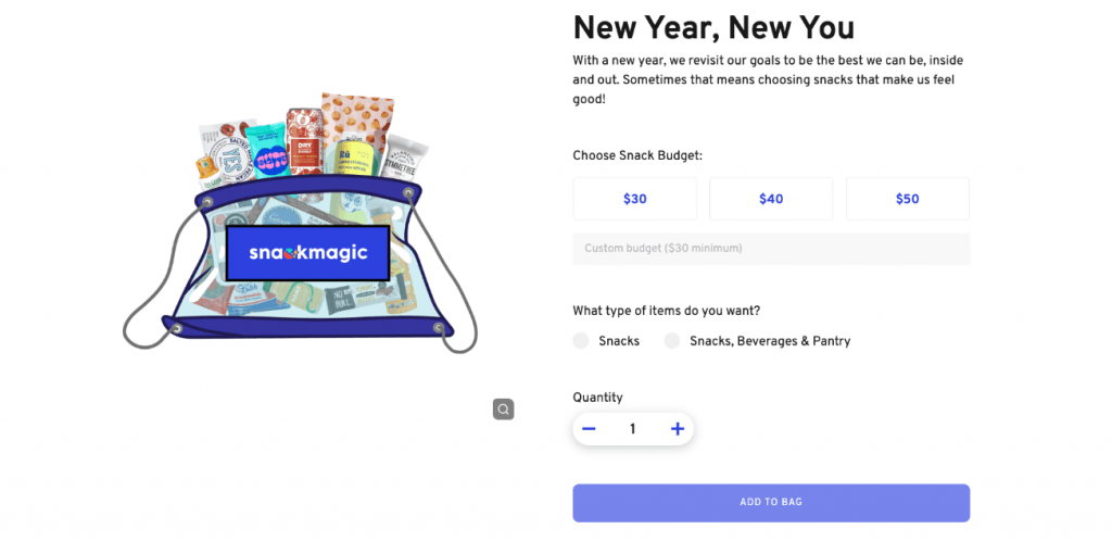 New Year Gift Bag