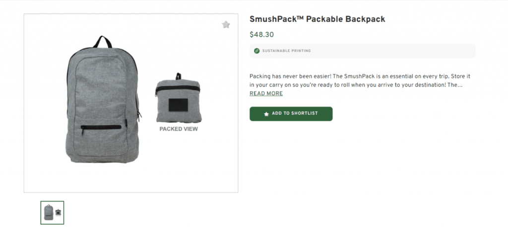 SmushPack Packable Backpack