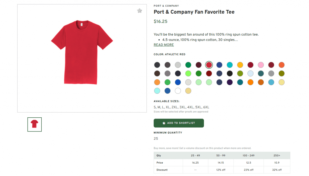 Port & Company Fan Favorite Tee