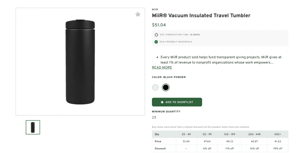 MiiR® Vacuum Insulated Travel Tumbler