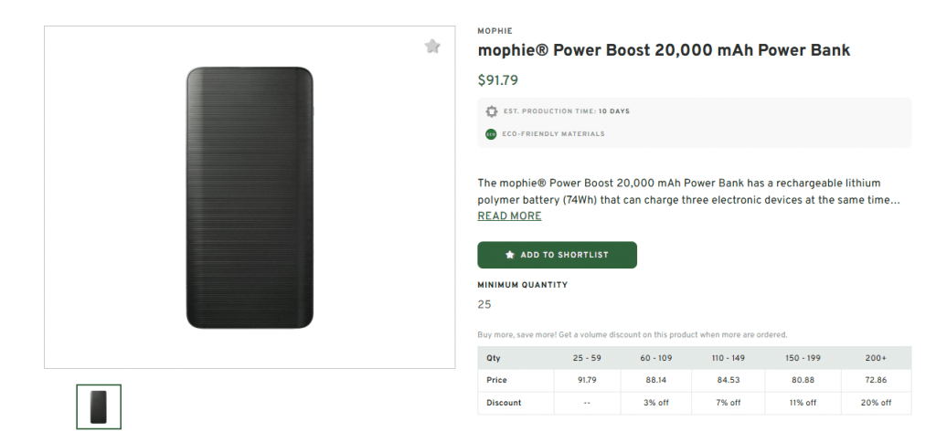 mophie® Power Boost 20,000 mAh Power Bank