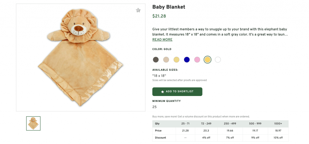 Baby Blanket: Promotional Products