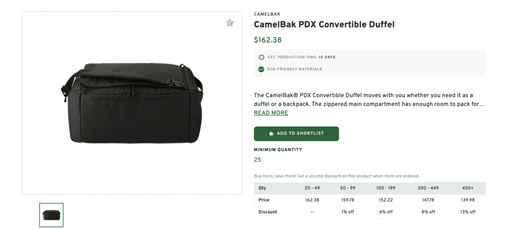 Convertible Customized Duffel Bag