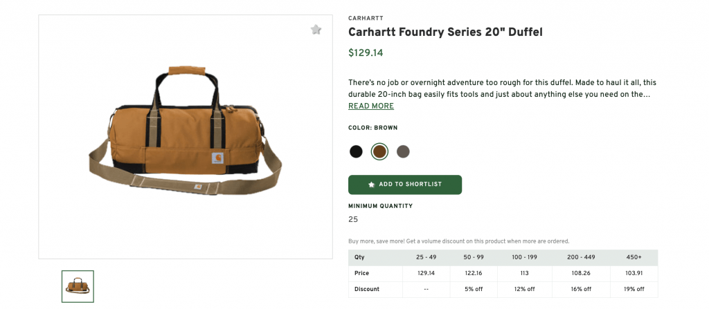 Carhartt Duffel Bag