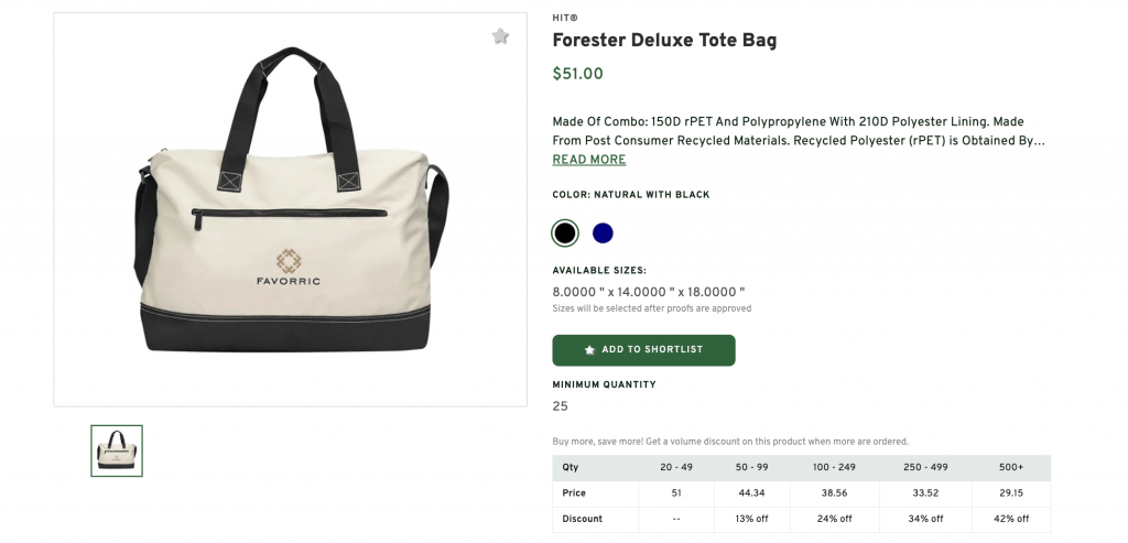 Forester Deluxe Tote Bag