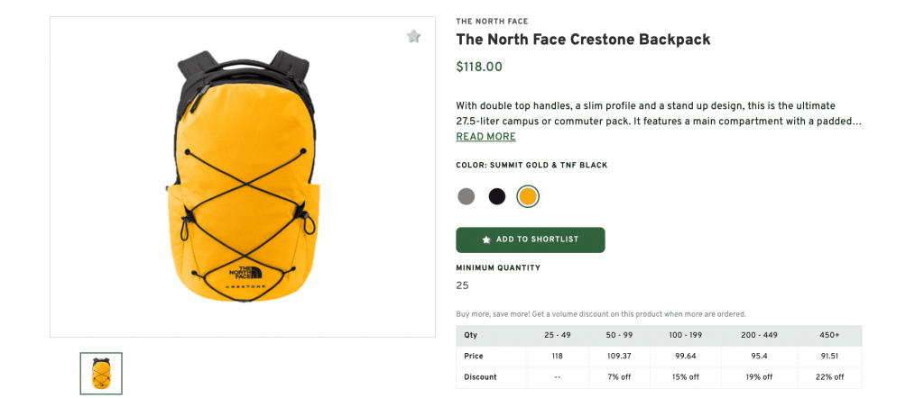 The North Face Customized Backpack