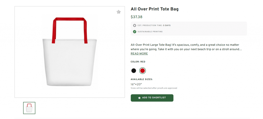 All Over Print Tote Bag
$37.38