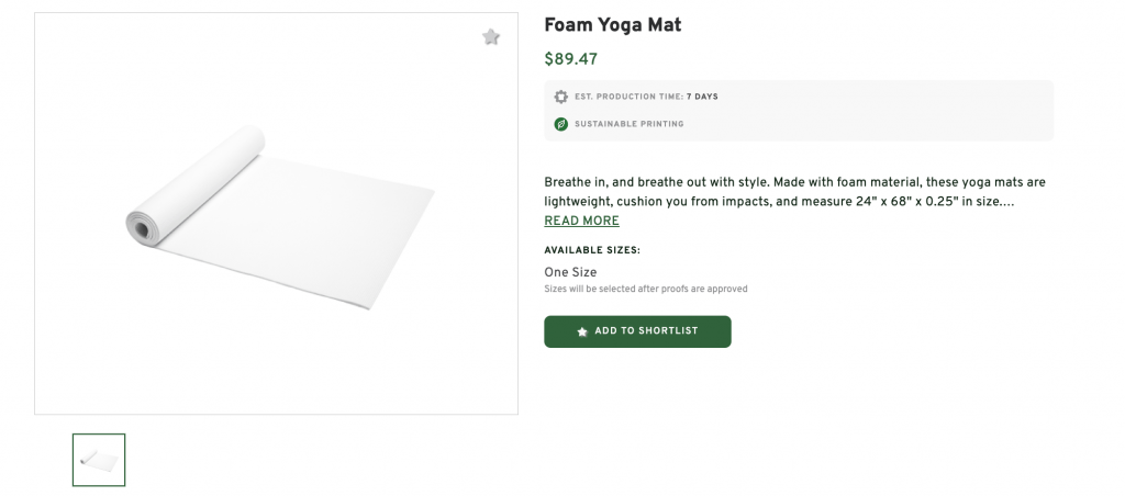 Foam Yoga Mat
