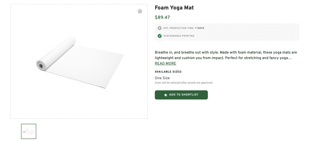 Personalizable Yoga Mat 