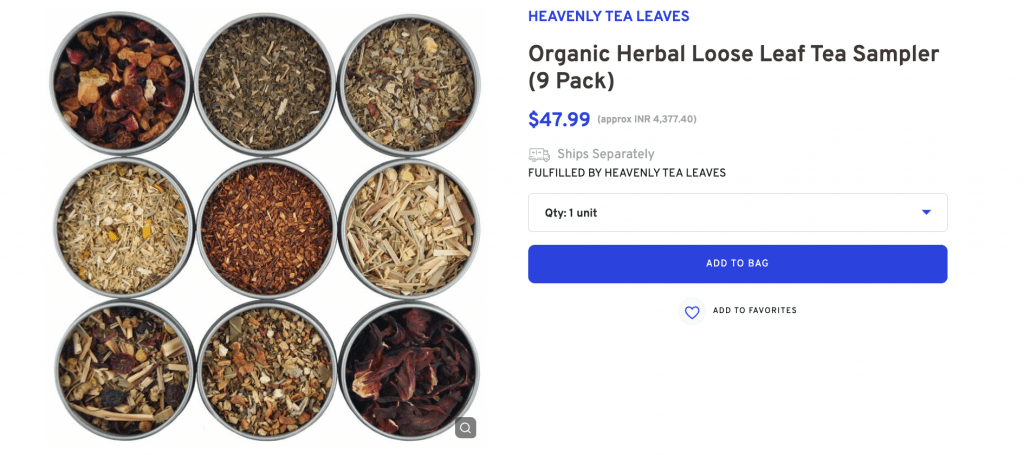 Premium Herbal Tea Selection