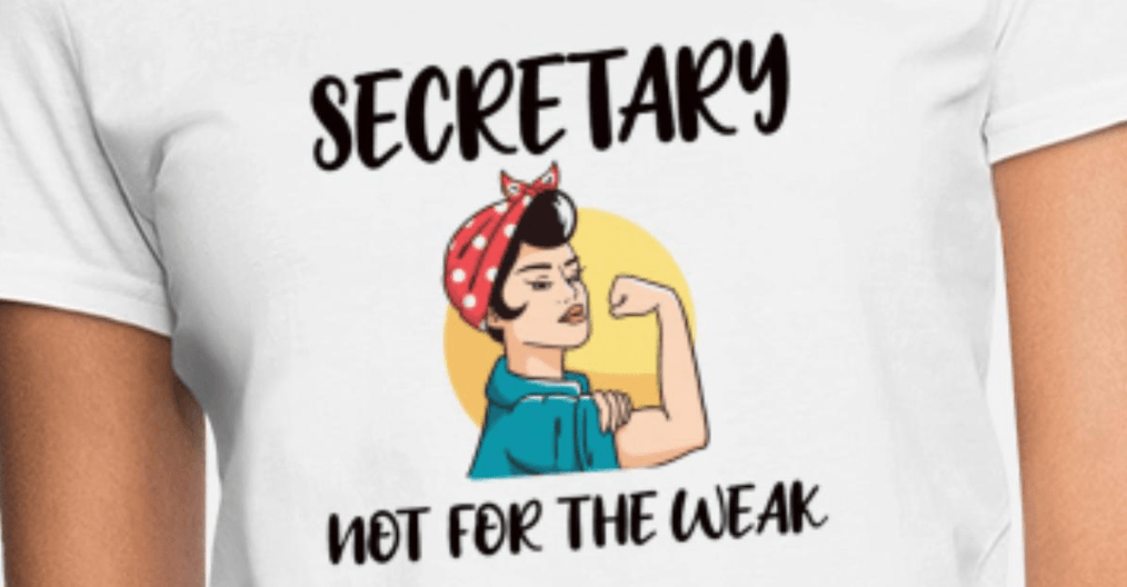 secretary day theme t shirt