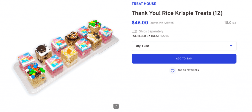 Thank You! Rice Krispie Treats