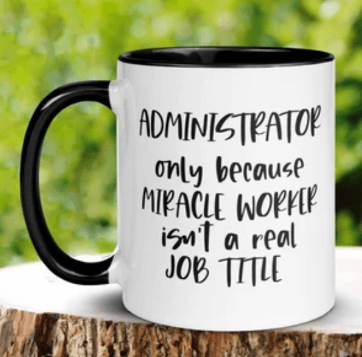 secretary day theme mug