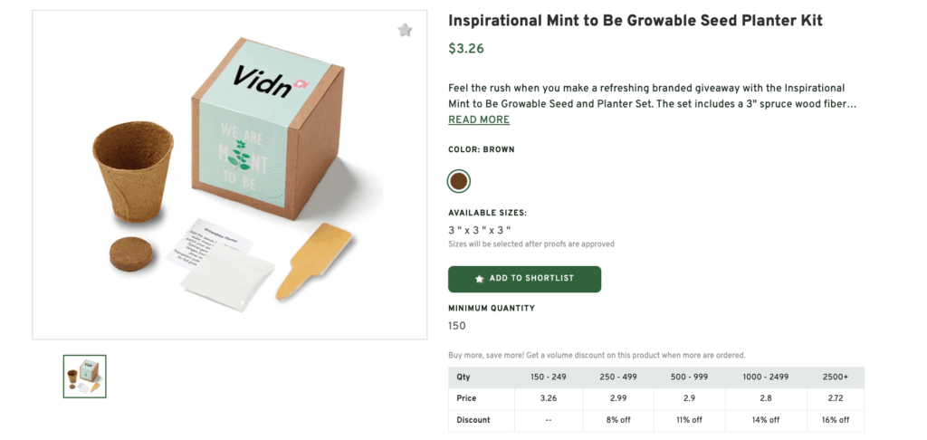 Inspirational Mint to Be Growable Seed Planter Kit