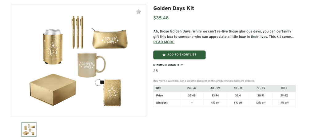 Golden Days Kit
